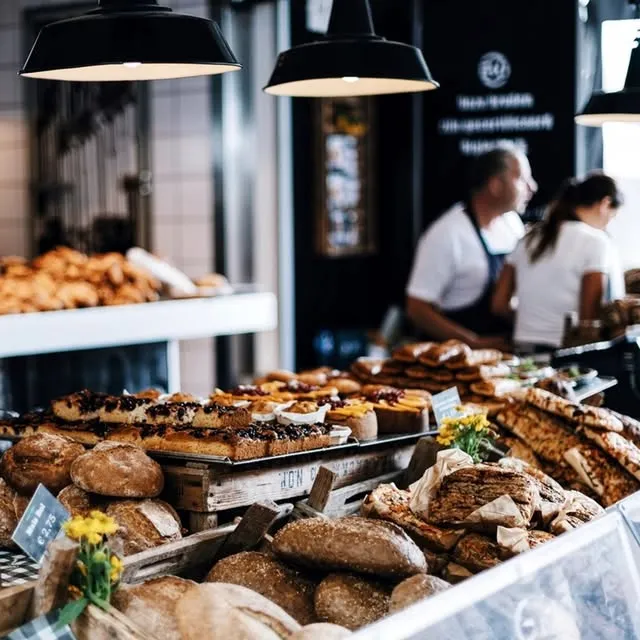 Instagram post by @moonjetty: The case is full and the morning is young. Rolls, loaves, and everything in between — swing by before it goes 🥐